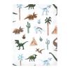 imageHudson Baby Unisex Baby Cotton Flannel Burp Cloths 12Pack Bundle Safari Friends One SizeRetro Dinosaur