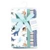 imageHudson Baby Unisex Baby Cotton Flannel Burp Cloths 4Pack City Life One SizeDino Friends