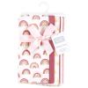 imageHudson Baby Unisex Baby Cotton Flannel Burp Cloths 4Pack City Life One SizeSunshine and Rainbows