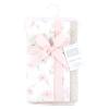 imageHudson Baby Unisex Baby Cotton Flannel Burp Cloths Pink Honey Bunny One Size
