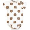 imageHudson Baby Unisex Baby Cotton Layette SetBlue Brown Little Bear