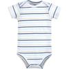 imageHudson Baby Unisex Baby Cotton Layette SetBlue Suspenders