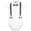 imageHudson Baby Unisex Baby Cotton Layette SetNavy Handsome Daddy