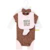imageHudson Baby Unisex Baby Cotton Layette SetRustic Leopard