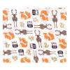 imageHudson Baby Unisex Baby Cotton Muslin Swaddle Blankets Woodland 3PackOrange Forest