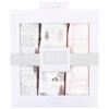 imageHudson Baby Unisex Baby Cotton Muslin Swaddle Blankets Woodland 3PackWinter Forest