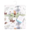 imageHudson Baby Unisex Baby Cotton Muslin Swaddle Blankets Woodland 3PackWoodland