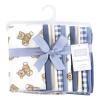 imageHudson Baby Unisex Baby Flannel Burp Cloth 10pk Gentleman Bear One Size