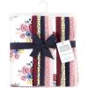 imageHudson Baby Unisex Baby Flannel Burp Cloth 12pk Fun Desert One SizeBlush Navy Floral