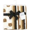 imageHudson Baby Unisex Baby Flannel Burp Cloth 12pk Fun Desert One SizeBrown