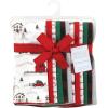 imageHudson Baby Unisex Baby Flannel Burp Cloth 12pk Fun Desert One SizeChristmas Scene