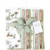 imageHudson Baby Unisex Baby Flannel Burp Cloth 12pk Fun Desert One SizeDinosaur Adventures