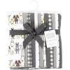 imageHudson Baby Unisex Baby Flannel Burp Cloth 12pk Fun Desert One SizeFarm Friends Grey