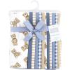 imageHudson Baby Unisex Baby Flannel Burp Cloth 12pk Fun Desert One SizeGentleman Bear