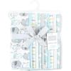 imageHudson Baby Unisex Baby Flannel Burp Cloth 12pk Fun Desert One SizeNeutral New Elephant