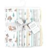 imageHudson Baby Unisex Baby Flannel Burp Cloth 12pk Fun Desert One SizeNeutral Woodland Pals
