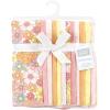 imageHudson Baby Unisex Baby Flannel Burp Cloth 12pk Fun Desert One SizePeace Love Flowers