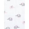 imageHudson Baby Unisex Baby Flannel Burp Cloth 12pk Fun Desert One SizePink Gray Elephant