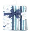 imageHudson Baby Unisex Baby Flannel Burp Cloth 12pk Fun Desert One SizeSoft Teal Dino