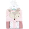 imageHudson Baby Unisex Baby Hooded Towel and Five Washcloths Modern Giraffe One SizeFawn