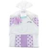 imageHudson Baby Unisex Baby Hooded Towel and Five Washcloths Modern Giraffe One SizePurple Dots Pretty Elephant
