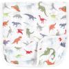 imageHudson Baby Unisex Baby Muslin Burp Cloth 7pk Forest Animals One SizeDino