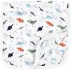imageHudson Baby Unisex Baby Muslin Burp Cloth 7pk Forest Animals One SizeDino