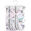 imageHudson Baby Unisex Baby Muslin Burp Cloth 7pk Forest Animals One SizeModern Pink Safari