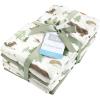 imageHudson Baby Unisex Baby Quilted Burp Cloths Space One SizeForest Animals