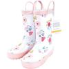 imageHudson Baby Unisex Baby Rain BootsButterfly Floral
