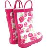 imageHudson Baby Unisex Baby Rain BootsPink Roses