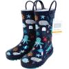 imageHudson Baby Unisex Baby Rain BootsSea Characters