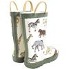 imageHudson Baby Unisex Baby Rain BootsWild Safari
