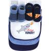 imageHudson Baby Unisex BabyCotton Bib and Sock SetHungry Shark
