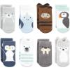 imageHudson Baby Unisex Cotton Rich Baby Terry Socks 16PackArctic Animals