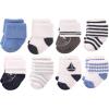 imageHudson Baby Unisex Cotton Rich Baby Terry Socks 16PackBlue Nautical