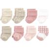 imageHudson Baby Unisex Cotton Rich Baby Terry Socks 16PackMauve Taupe