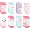 imageHudson Baby Unisex Cotton Rich Baby Terry Socks 16PackMulticolor Unicorn