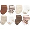 imageHudson Baby Unisex Cotton Rich Baby Terry Socks 16PackNeutral Brown
