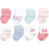 imageHudson Baby Unisex Cotton Rich Baby Terry Socks 16PackPastel Butterfly