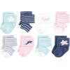 imageHudson Baby Unisex Cotton Rich Baby Terry Socks 16PackPink Dolphin