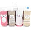 imageHudson Baby Unisex Cotton Rich Baby Terry Socks 16PackPink Girl Woodland