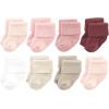 imageHudson Baby Unisex Cotton Rich Baby Terry Socks 16PackSolid Pink Neutral