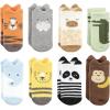 imageHudson Baby Unisex Cotton Rich Baby Terry Socks 16PackZoo Animals