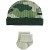 imageHudson Baby Unisex Thermal Preemie Layette Set 4pc Short Sleeve OutfitCamo