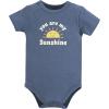 imageHudson Baby babygirls Bodysuit Short and SockBlue Sunshine
