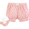 imageHudson Baby babygirls Bodysuit Short and SockSweet Peach