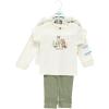 imageHudson Baby babygirls Cotton Hoodie Bodysuit Or Tee Top and Pant SetForest Animals