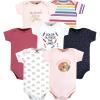 imageHudson Baby Baby Girls Cotton Bodysuits 7packCreativity