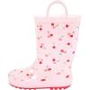 imageHudson Baby Infant Girls Rain Boots Cherry Sweet 4 Toddler
